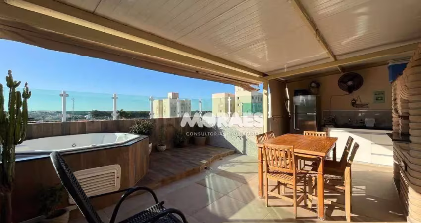 Apartamento na cobertura com 3 quartos à venda, 120 m² por r$ 400.000 - parque bonutti condomínio - bauru/sp