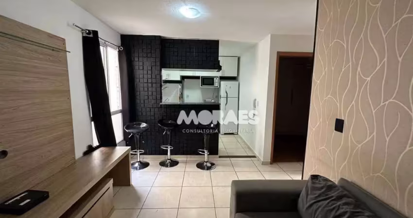 Apartamento mobiliado com 2 quartos, 42 m² - venda por r$ 210.000 ou aluguel por r$ 1.620/mês - residencial parque barcelona - bauru/sp
