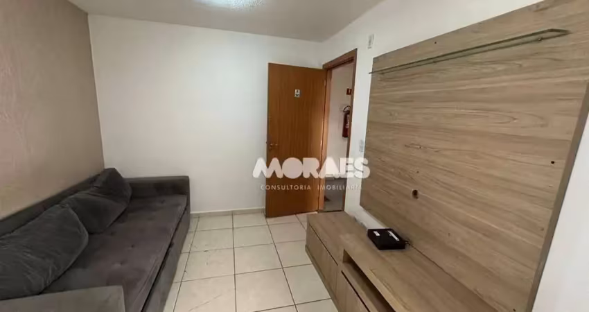 Apartamento mobiliado com 2 quartos, 42 m² - venda por r$ 210.000 ou aluguel por r$ 1.800/mês - residencial parque barcelona - bauru/sp