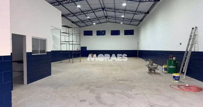 Barracão novo para alugar, 484 m² por r$ 6.300/mês - parque roosevelt- bauru/sp