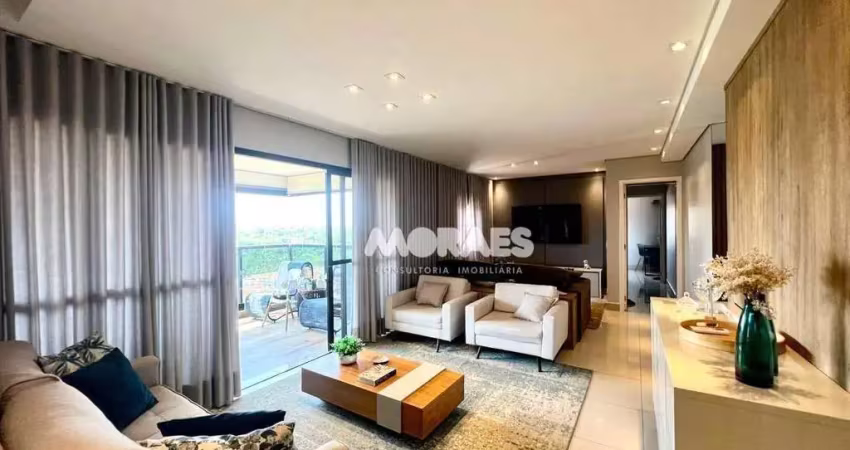 Apartamento mobiliado com 3 suítes para alugar, 134 m² por r$ 8.600/mês - vivant home resort - bauru/sp