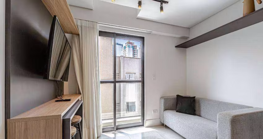 Apartamento com 1 dormitório à venda, 27 m² por R$ 459.000,00 - Vila Izabel - Curitiba/PR