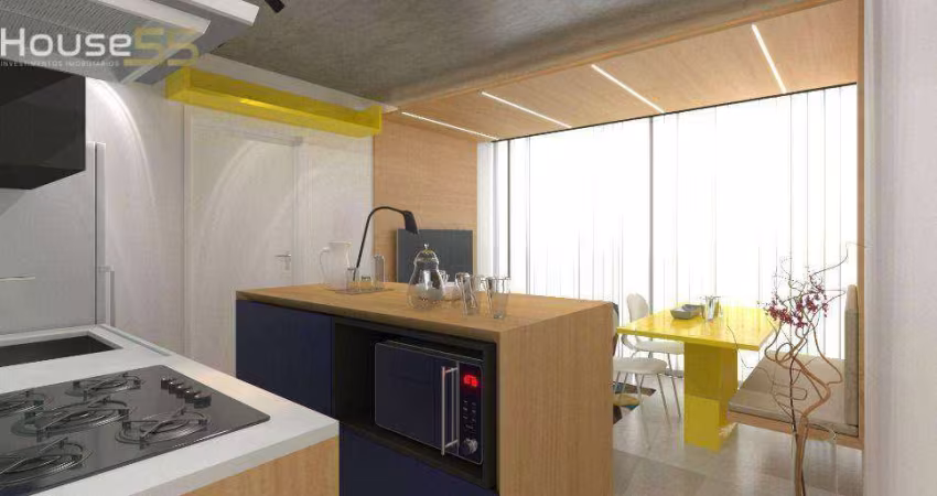 Studio com 1 dormitório à venda, 20 m² por R$ 239.900,00 - Cabral - Curitiba/PR