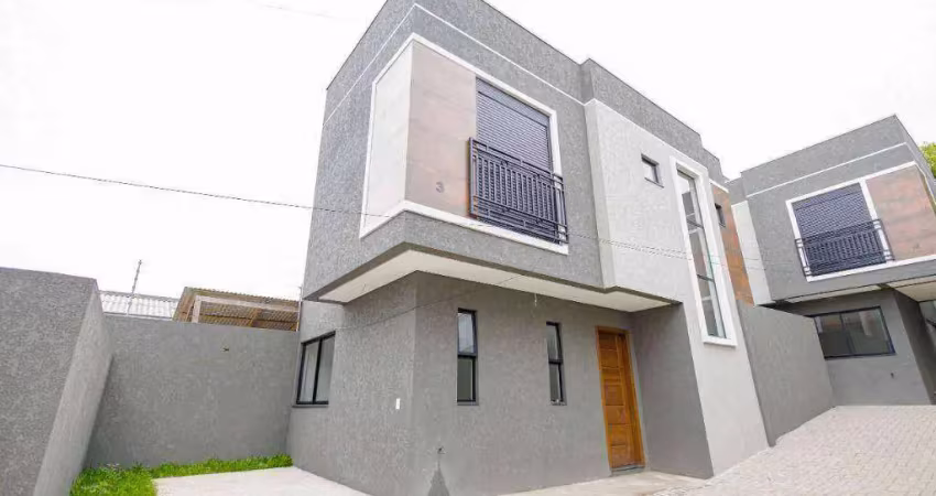 Sobrado com 3 dormitórios à venda, 87 m² por r$ 529.000,00 - atuba - curitiba/pr