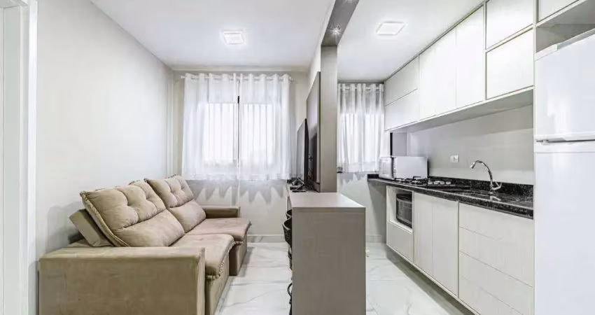 Apartamento com 1 dormitório à venda, 34 m² por r$ 265.000,00 - capão raso - curitiba/pr