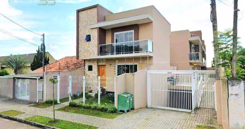 Sobrado com 3 dormitórios à venda, 195 m² por r$ 1.400.000,00 - portão - curitiba/pr