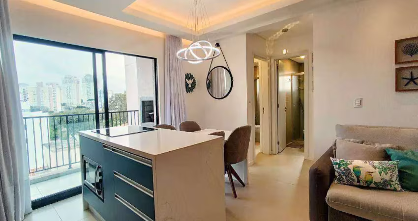 Apartamento com 2 dormitórios à venda, 55 m² por r$ 735.000,00 - água verde - curitiba/pr