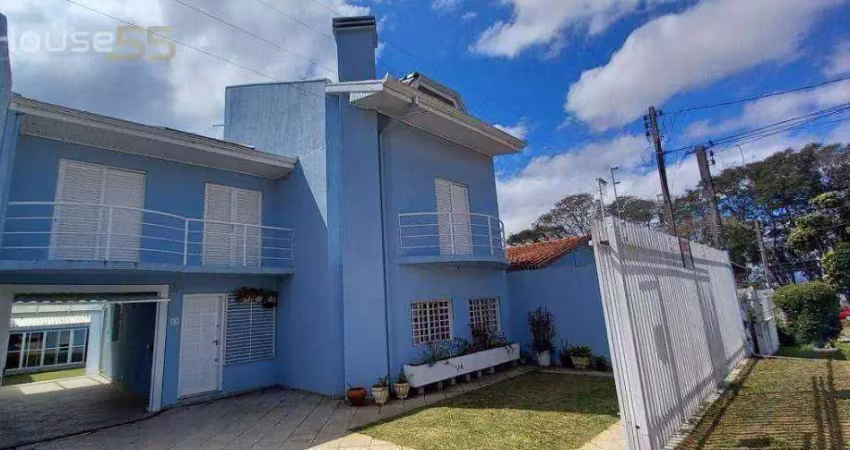 Sobrado com 3 dormitórios à venda, 319 m² por r$ 1.170.000,00 - cajuru - curitiba/pr