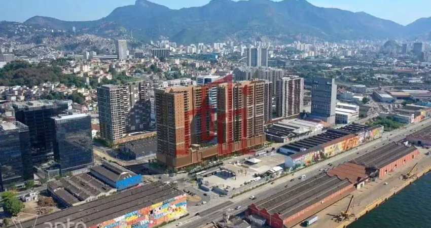 Apartamento à venda no santo cristo/rj: 2 quartos, 1 banheiro, condomínio epicentro. valor: r$370.000.