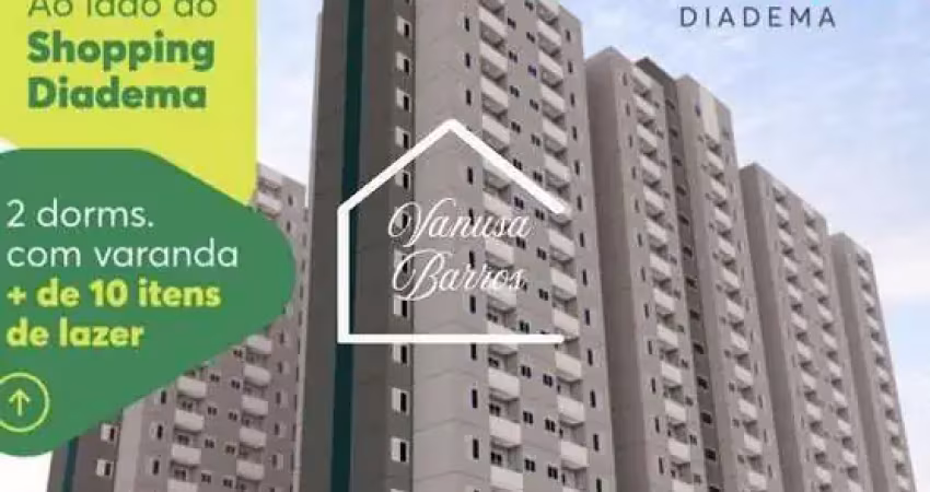 Apartamento para venda em diadema, serraria, 2 dormitórios, 1 banheiro, 1 vaga