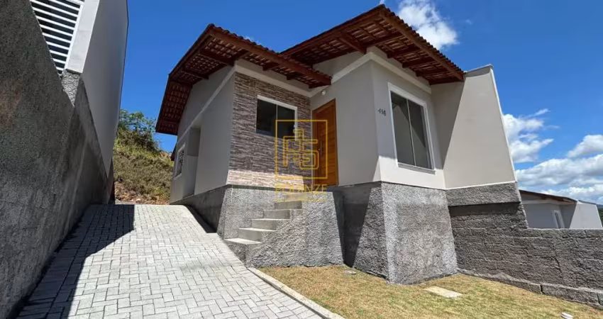 Casa com 2 dormitórios e quintal amplo no warnow, indaial