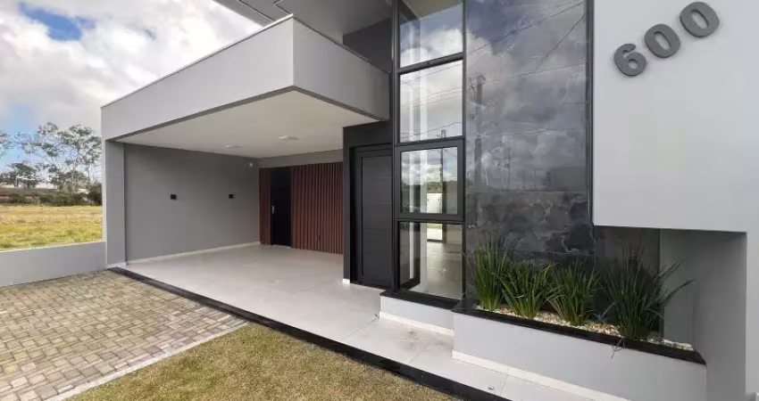 Casa nova com 3 dormitórios de alto padrão | osório/rs