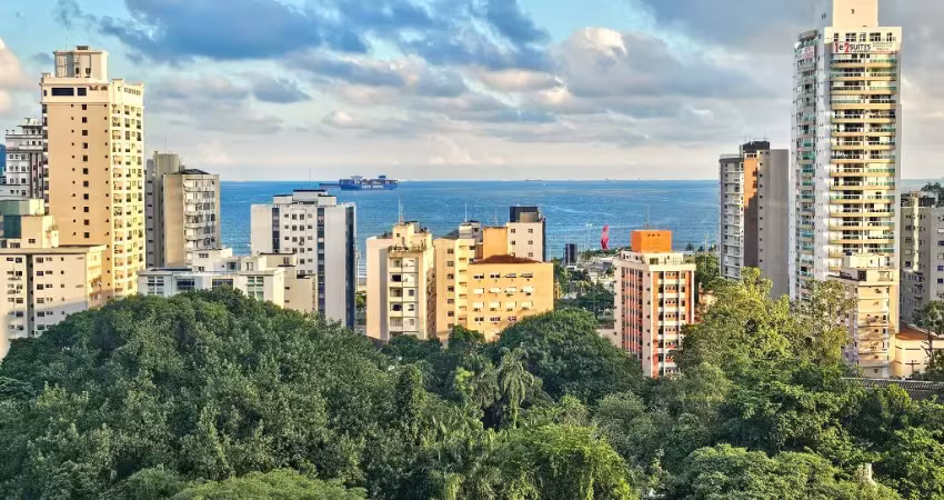 Varanda e vista mar! lazer completo! 2 dorms (! suite) 3 banheiros, vaga demarcada! 79m²