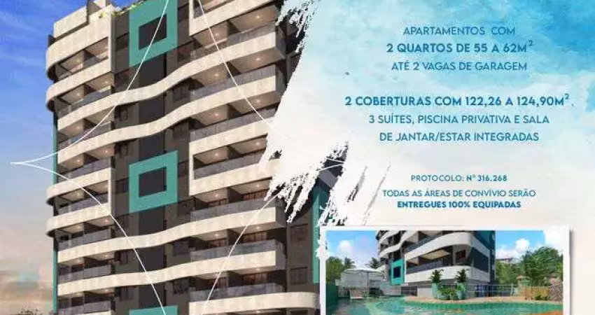 Lançamento oceano residence! oportunidade para morar ou investir neste lindo empreendimento!