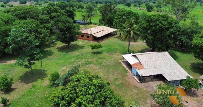 Fazenda com 5 dormitórios à venda, 6460000 m² por r$ 15.000.000,00 - zona rural - nossa senhora do livramento/mt