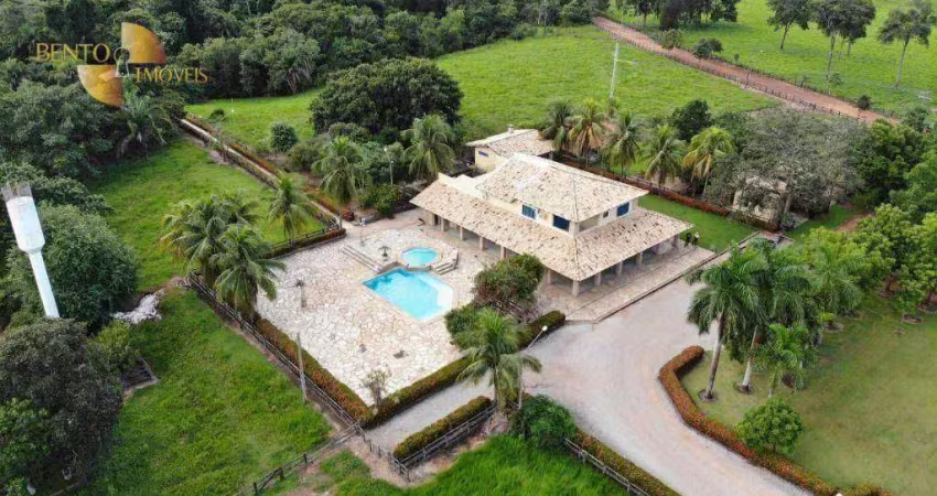 Fazenda com 11 dormitórios à venda, 41000000 m² por r$ 200.000.000,00 - zona rural - porto estrela/mt