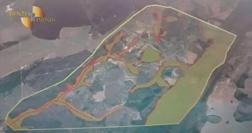 Fazenda à venda, 2700 hectares por r$ 60.000.000 - zona rural - rosário oeste/mt