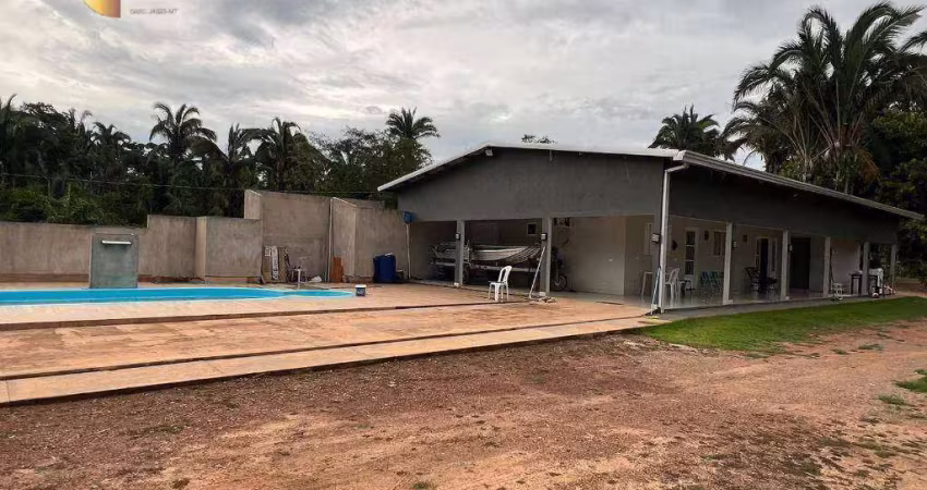 Rancho com 4 dormitórios à venda, 210 m² por r$ 980.000,00 - são lourenço de fátima - juscimeira/mt