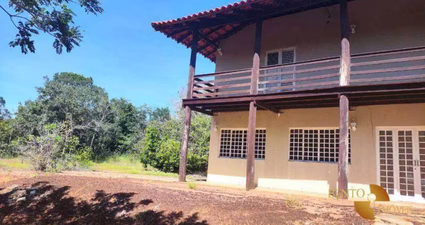 Sítio à venda, 150000 m² por r$ 1.800.000,00 - zona rural - chapada dos guimarães/mt