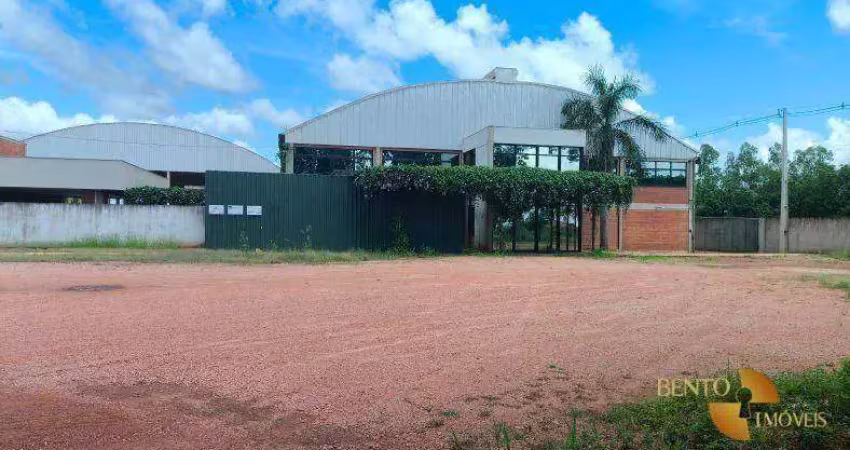 Barracão à venda, 6700 m² por r$ 15.000.000,00 - zona rural - rondonópolis/mt