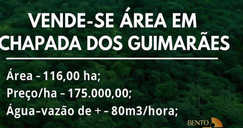 Área à venda, 116 m² por r$ 20.000.000 - zona rural - chapada dos guimarães/mt