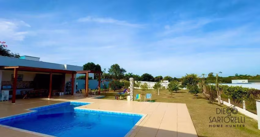 Chácara com 4 dormitórios à venda, 1235 m² por r$ 1.450.000,00 - vitassay - boituva/sp