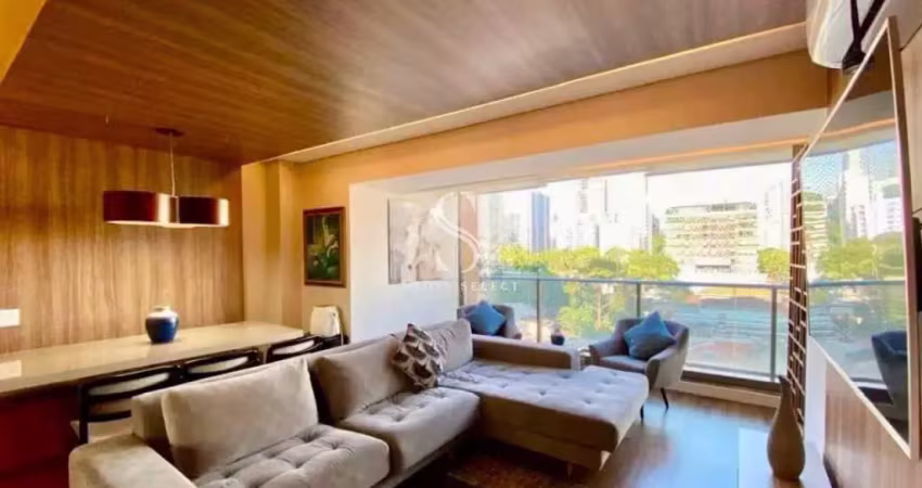 Condomínio habitarte verde no brooklin - apartamento mobiliado de 84m2 com 1 quarto, sendo 1 suíte.