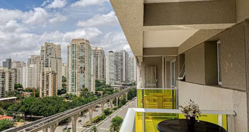 Apartamento no condomínio diseño campo belo no brooklin com 36m² 1 dormitório e 1 banheiro