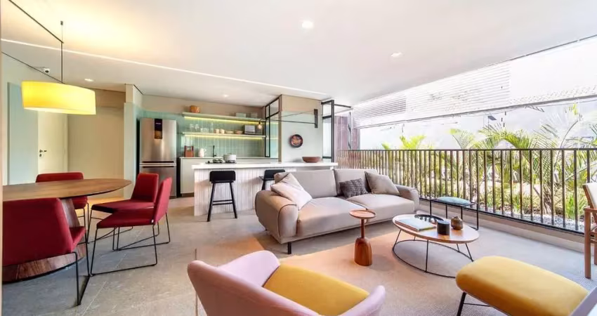 Apartamento no condomínio la casa brooklin em itaim bibi com 86m² 1 suíte 1 banheiro 1 vaga