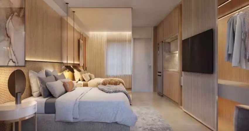 Brooklin - codominio brooklin studios by lindenberg, studio à venda 22m² sem vaga.