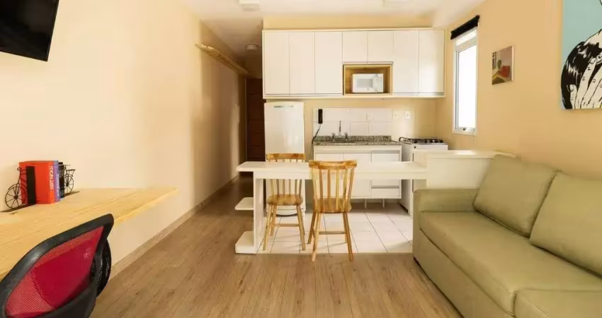 Apartamento no condomínio oca perdizes no bairro perdizes com 42m² 1 dormitório 1 banheiro 1 vaga