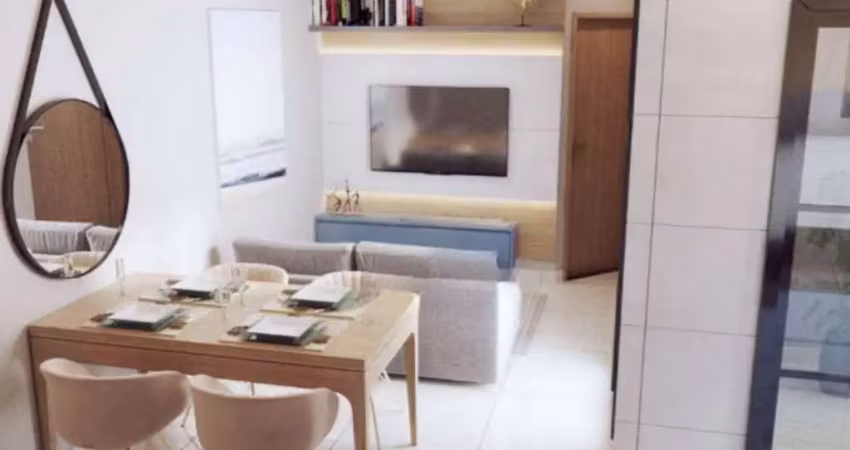 Apartamento com 2 dormitórios sendo 1 suíte e com 1 vaga de garagem