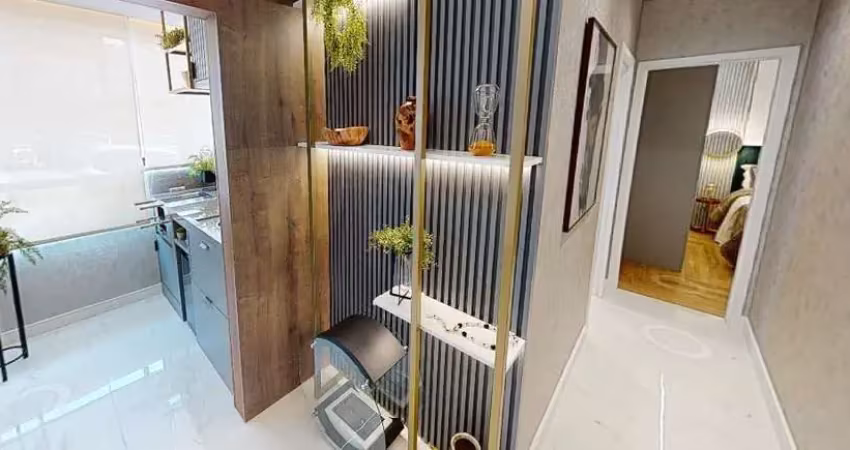 Apartamento á venda com 2 quartos 1 vaga de garagem no baeta neves