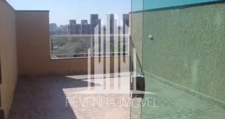 Cobertura à venda em santo andré-sp, vila tibiriçá: 2 quartos, 1 sala, 2 banheiros, 2 vagas de garagem, 124m² de área.