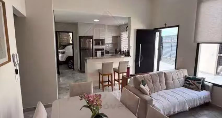 Casa térrea com 3 quartos (1 suite com ar), espaço gourmet moderno e 3 vagas de garagem
