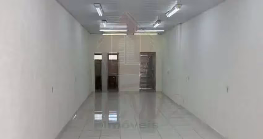 Salão comercial de 75m² na rua rangel pestana, com luminárias e 2 banheiros