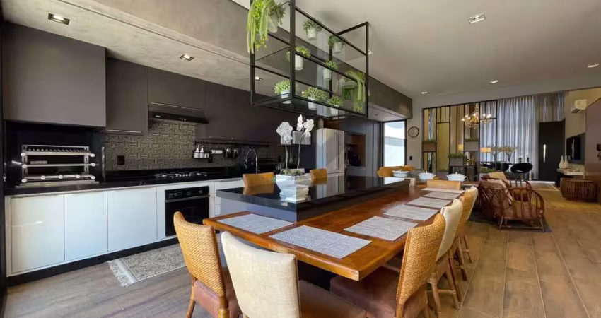 Casa térrea 3 suítes, 250m² no condomínio residencial alto do castelo i em ribeirão preto.