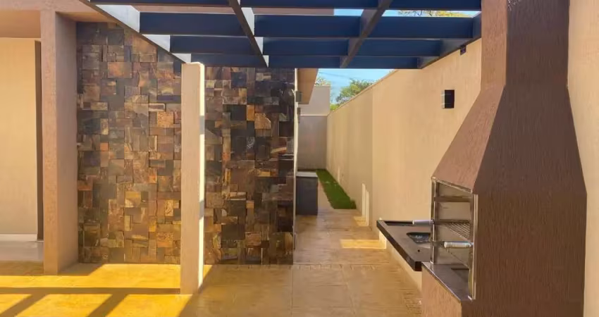 Casa térrea em bonfim paulista com 3 dormitórios sendo 1 suíte e churrasqueira.