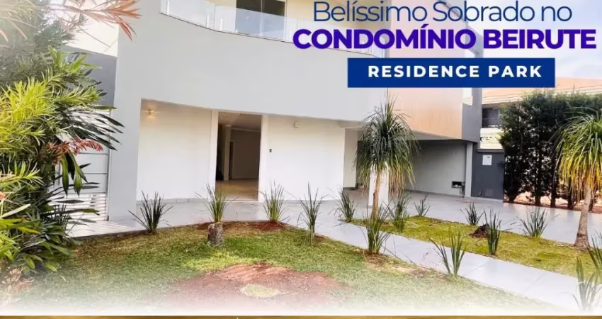 Condomínio beirute residence park - com piscina e 5 suítes com sacadas
