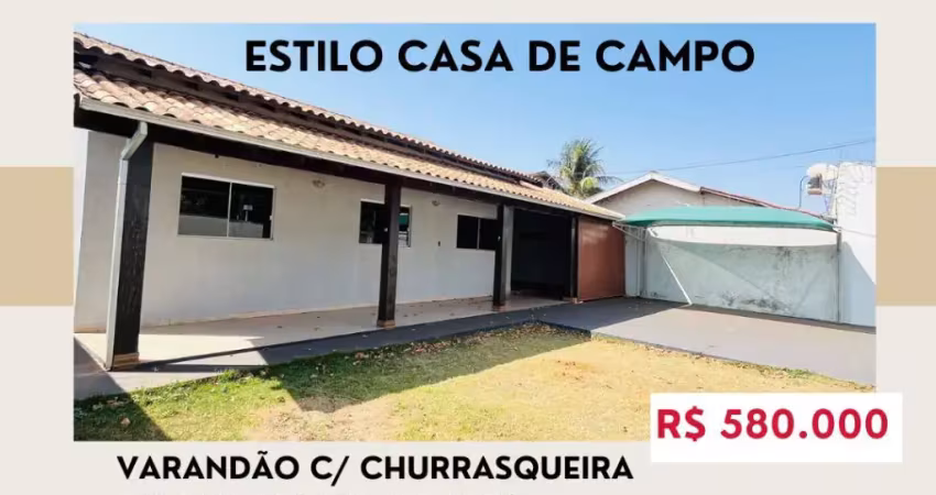 Casa à venda no moste castelo - terrenão c/ piscina e churrasqueira