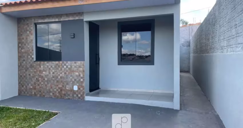 Casa 2 quartos passagem lateral e terreno no uvaranas