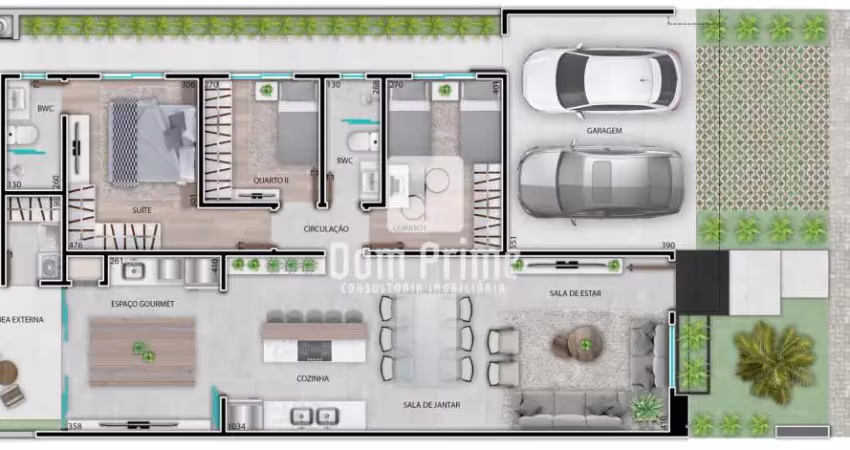 Casa em condomínio fechado com 3 quartos à venda no Contorno, Ponta Grossa 