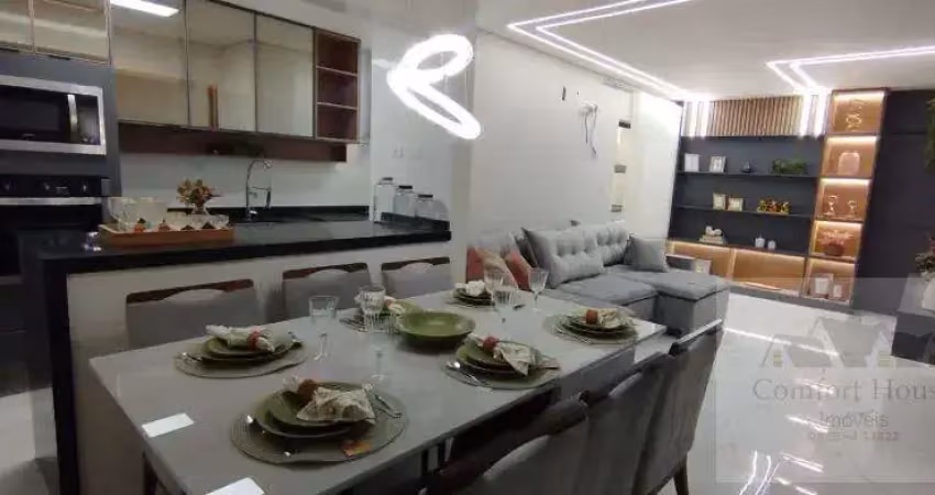Apartamento 3 dormitorios mobiliado vl floresta santo andre