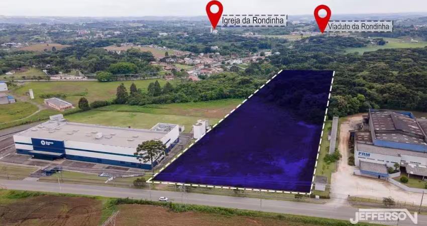 Terreno industrial para locação em campo largo, fazendinha