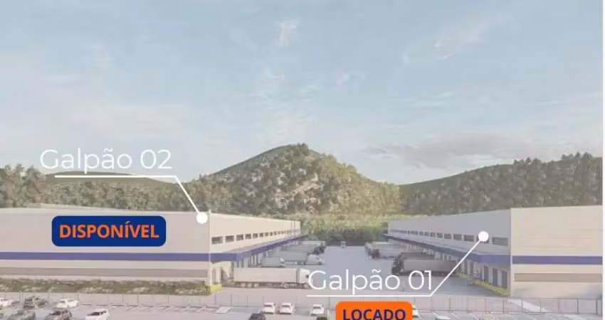 Galpão / barracão para locação em garuva, distrito industrial sul