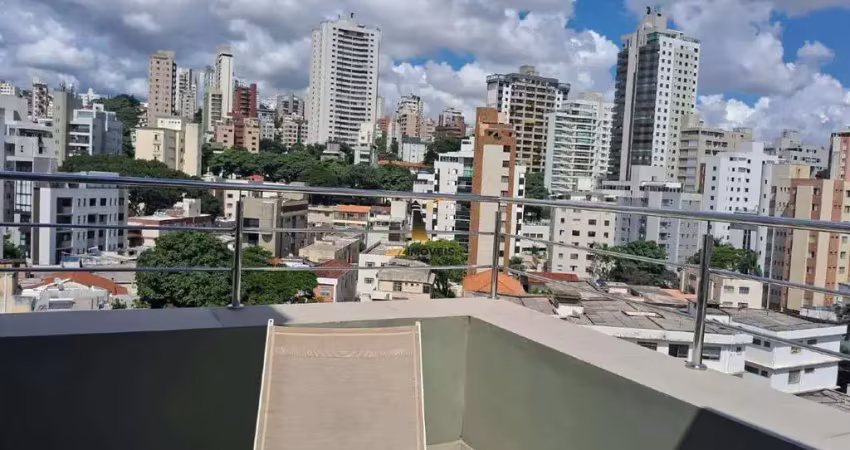 Cobertura à venda, 2 quartos, 2 suítes, 3 vagas, santo antônio - belo horizonte/mg