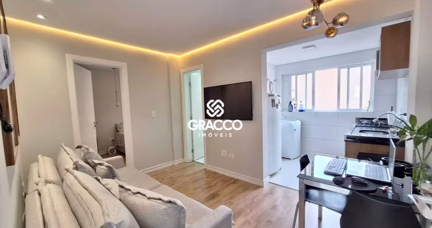 Apartamento mobiliado 1 quarto com sacada  à venda no água verde oportunidade!