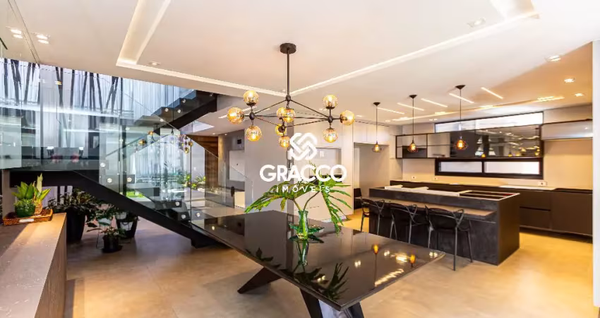 Casa residencial com 4 dormitórios - 3 vagas em condomínio - campo comprido