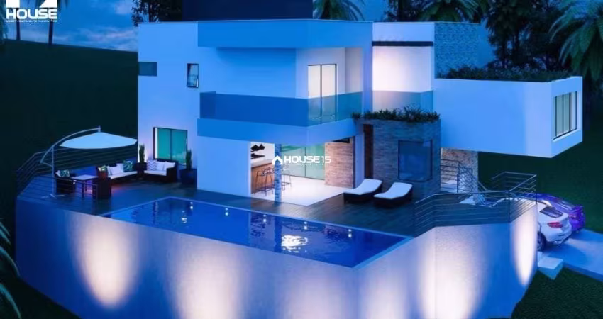 Casa com 4 quartos à venda na Alameda dos Bem-te-vis, 2, Lameirão, Guarapari