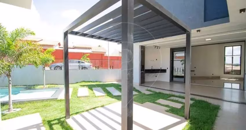 Casa em condomínio para venda em caldas novas, condomínio del fiori, 4 dormitórios, 3 suítes, 4 banheiros, 2 vagas